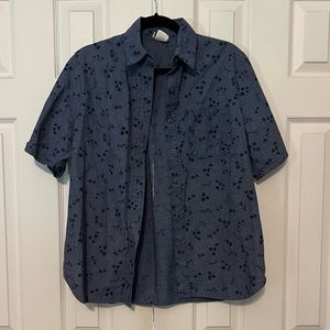 Bonworth Button Up Shirt with Flower Embroidery